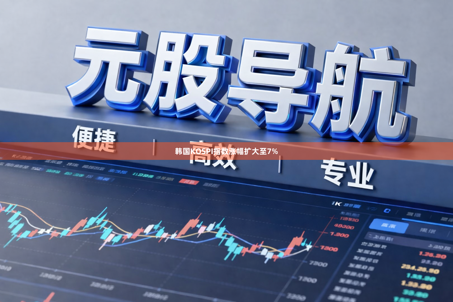 韩国KOSPI指数涨幅扩大至7%