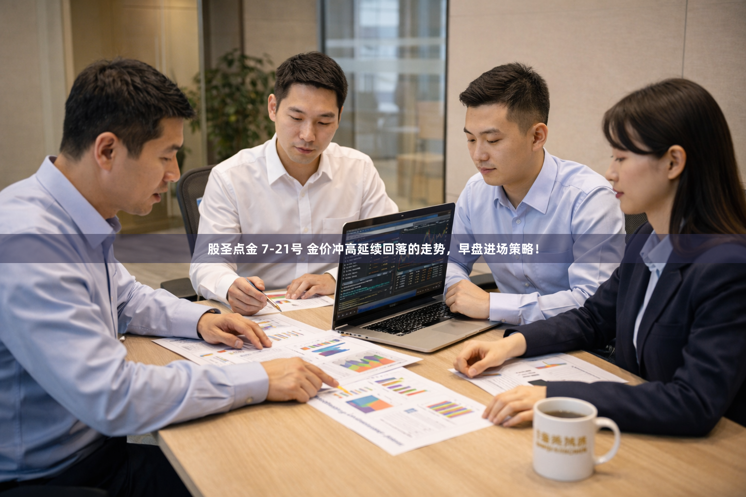 股圣点金 7-21号 金价冲高延续回落的走势，早盘进场策略！